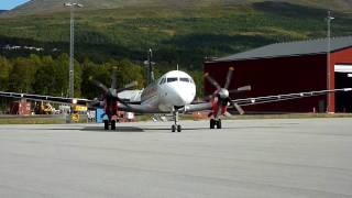 preview picture of video 'Nextjet BAE ATP Taxiing For Take Off Hemavan'
