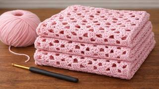 One Easy Crochet Stitch for Blankets, Bags & Runners 😍 Beginner Friendly