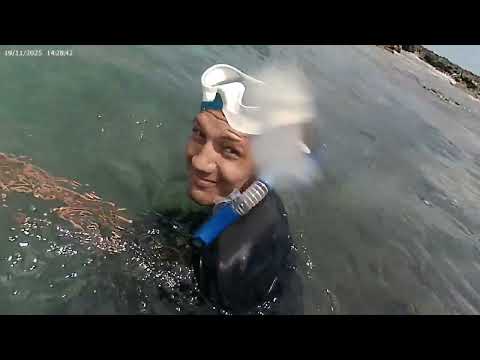 PESCA  SUB  AQUÁTICA  EM PRAIA DE BARRETA NÍSIA FLORESTA RIO GRANDE DO NORTE BRASIL 