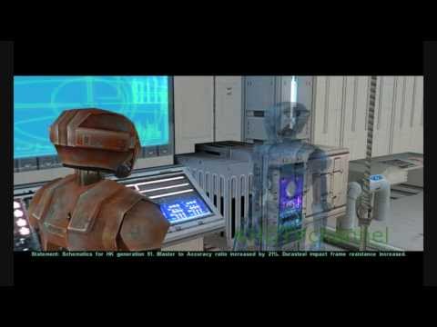 Kotor 2 TSLRCM 1.8.2 + M4-78EP Walkthrough part 36 - HK-51 vs HK-50 ( Dark Side Female )