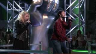 The Voice Norge 2012 - Andrew (Drew) Hill (27) og Ida Glomnes (20) - Duell - Young Folks [HQ]