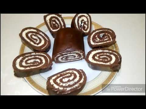 Рулет без выпечки простой как Баунти