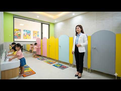 Vách Ngăn Vệ Sinh Compact CDF: Giải Pháp An Toàn & Sạch Sẽ Cho Trường Mầm Non