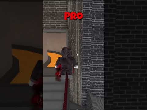 Noob Vs Pro Vs Glitcher Wall Hop Challenge! #roblox #mm2 #hacker