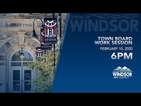 02/10/20 Town Board Work Session