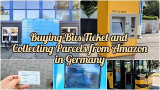 Buying Bus Ticket | Collecting Parcels from Amazon | Dresden | Germany | MTD Vlogs