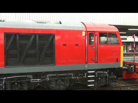Pioneer DB CARGO diesel loco class 60 No 60 001 start up and depart light @ Stockport stn