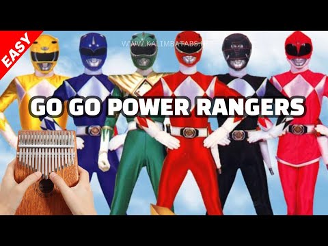 🤖 Go, Go Power Rangers! (Kalimba Tutorial) (Tabs in description) #shorts