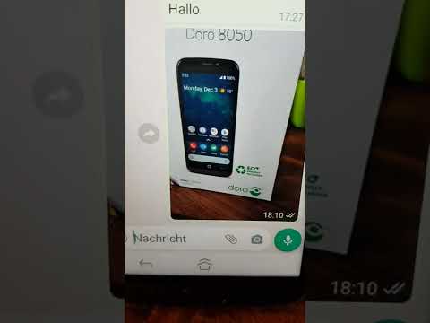 Doro 8050 - Foto in Whatsapp aufnehmen und versenden