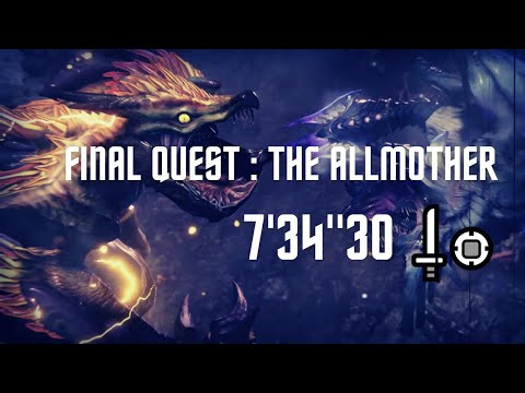 MHRise Final Quest : The Allmother (Solo) - 7'34''30 (SnS)