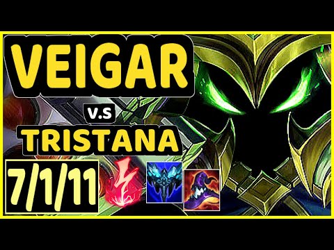 VEIGAR vs TRISTANA - 7/1/11 KDA BOTTOM ADC GAMEPLAY - EUW Ranked GRANDMASTER