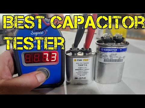 How to test a capacitor with a Supco MFD 10