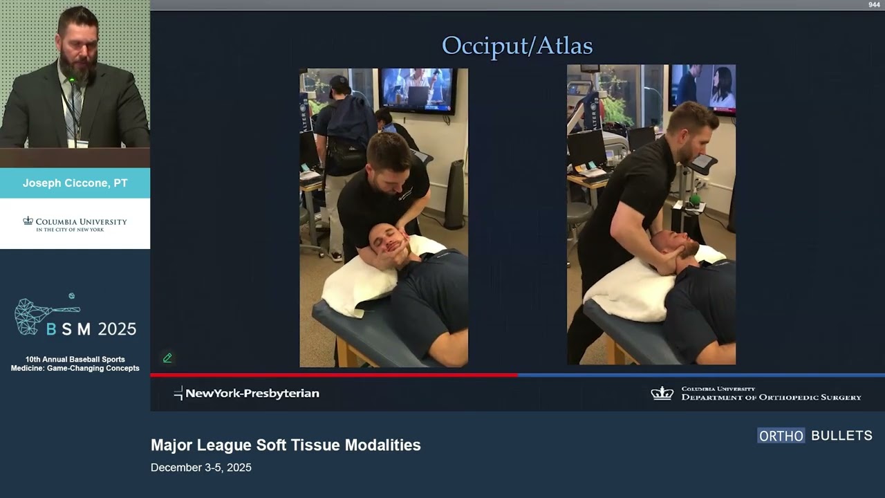 Major League Soft Tissue Modalities_Joseph Ciccone PT