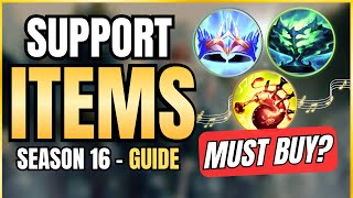 SEASON 16 ITEM GUIDE FOR SUPPORT (EARLY TO LATEGAME BUILD)