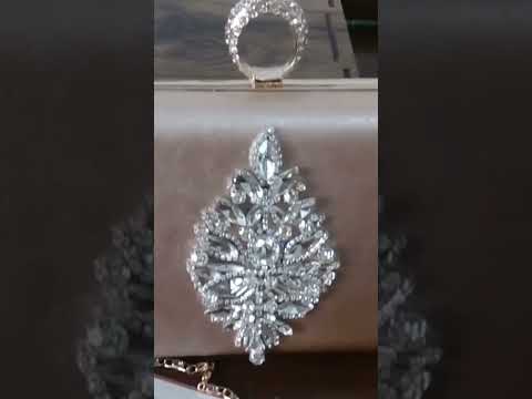 Wedding clutch designed with stones #shorts #clutchbags #clutches #eveningbag #bag #purse #wedd