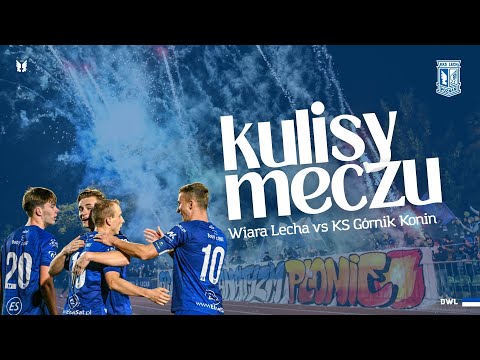 Kulisy meczu Drużyny Wiary Lecha z Górnikiem Konin. Pełna trybuna, doping i OPRAWA!