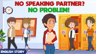 Speak English Without a Partner (A1-A2) | English Speaking Practice with Slow Conversations