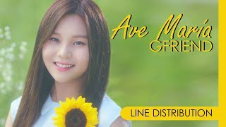 GFRIEND - AVE MARIA | Line Distribution
