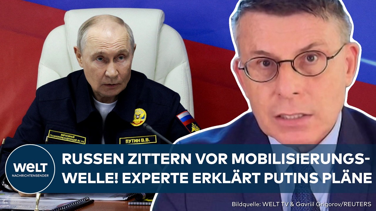 UKRAINE-KRIEG: Russen zittern vor neuer Mobilmachungswelle! Experte ordnet Putins Strategie ein