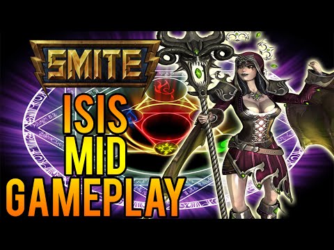 Smite: Isis Mid Gameplay - CLEANING LIKE KENNY!