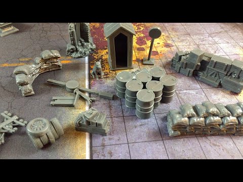 Mantic Terrain Crate 2 Scatter Terrain Unboxing