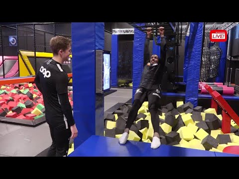 Episk trampolinepark på Digerneset
