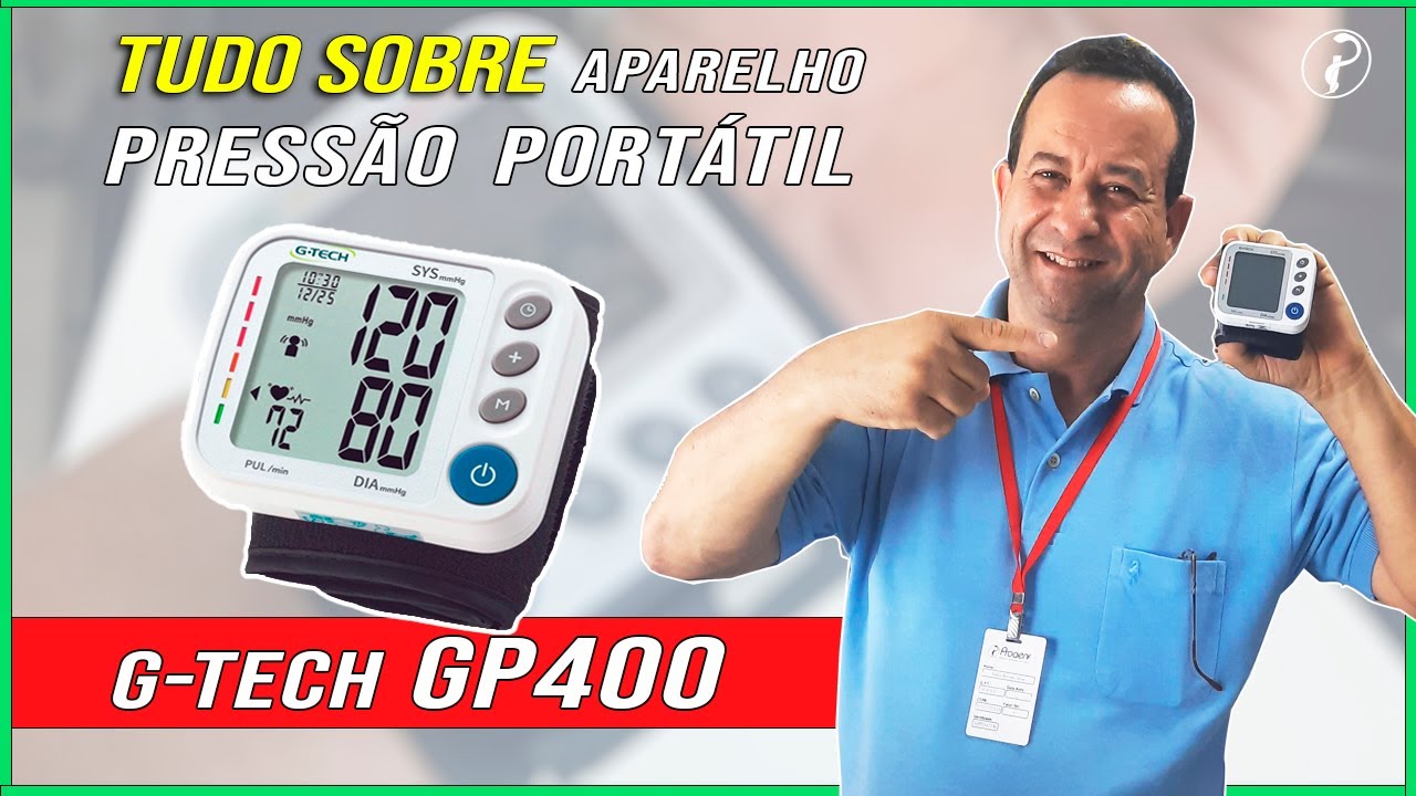 Tudo sobre e Como Usar o Aparelho de Pressão Portátil GP400 G-tech