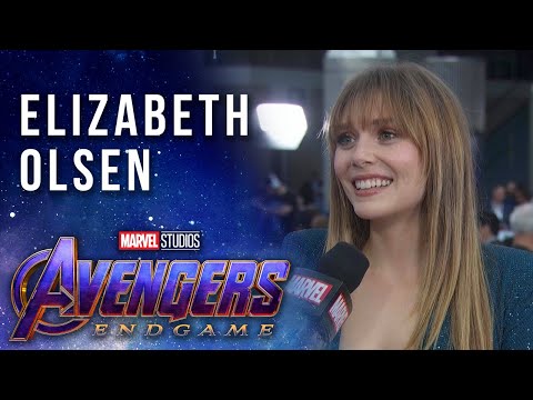Elizabeth Olsen on Scarlet Witch and Vision LIVE at the Avengers: Endgame Premiere