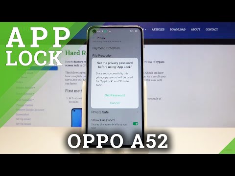 How to Set Password on Apps on OPPO A52 – Lock Apps