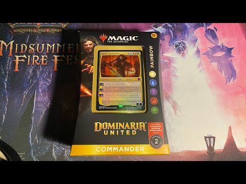 MtG Dominaria United Commander Deck Painbow!