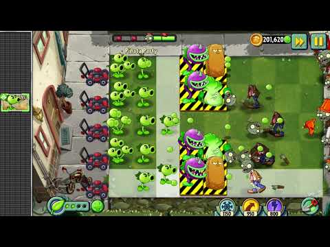 Plants vs Zombies 2 gameplay - Piñata Party - 8/11/2021