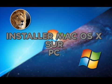 comment installer mac os sur pc