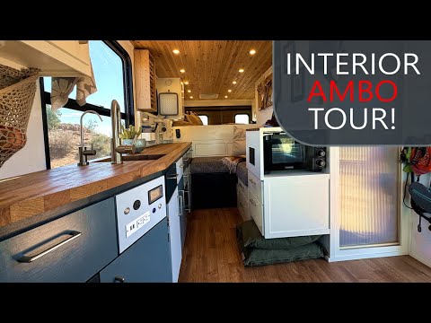 Interior Tour of Our 4x4 Ambulance Conversion: One of a Kind Layout! (EP3)