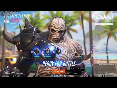 WHAT TOP 500 DOOMFIST LOOKS LIKE IN OW 2 - GETQUAKEDON! [ OVERWATCH 2 SEASON 5 ]