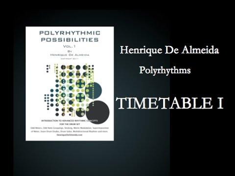 Polyrhythms Drum Set - Timetable I
