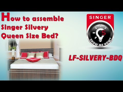 How to Assemble Singer Silvery Queen Size Bed - LF-SILVERY-BDQ