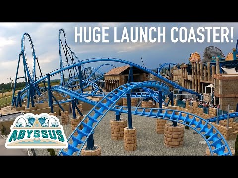 Abyssus Front Row POV Energylandia Vekoma Multi-Launch Coaster