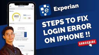 Experian - Fix Login Error on iPhone !