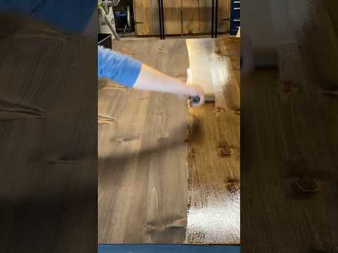 AMAZING! Using A Roller To Apply Varnish | Woodworking