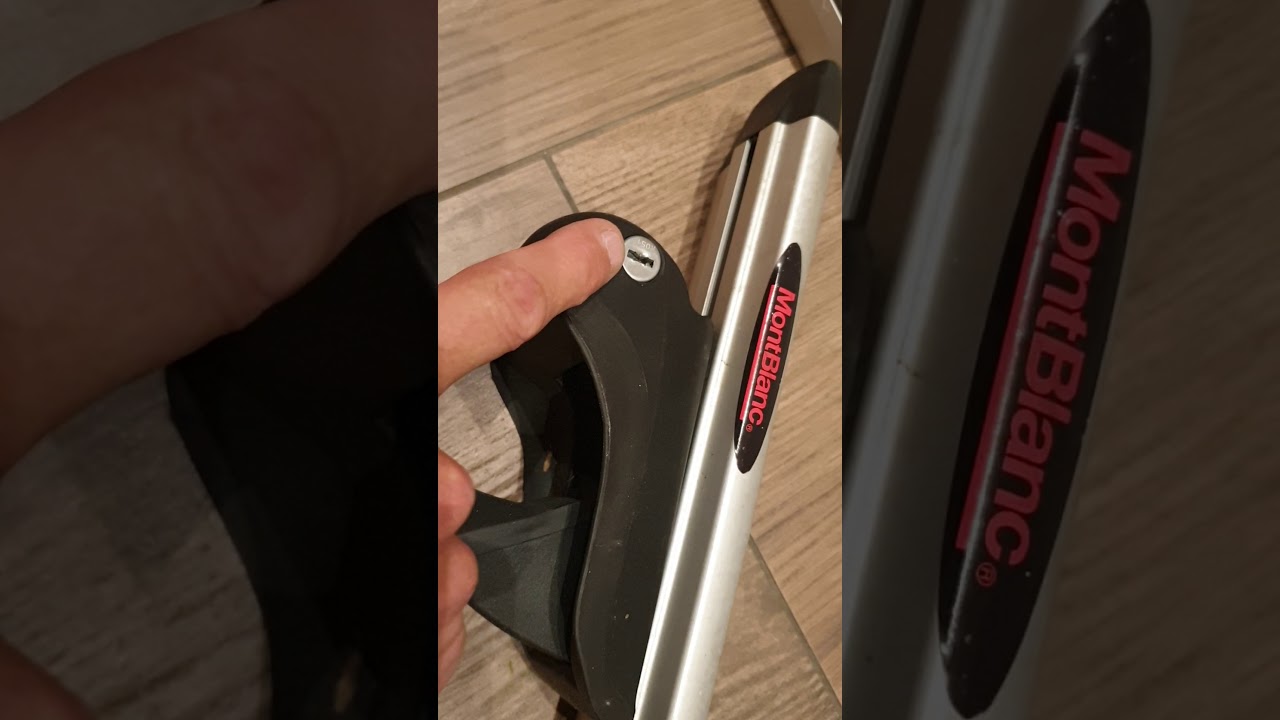 Barres de toit Montblanc : les clefs ne servent strictement à rien