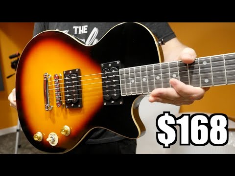 Let's Try a CHEAP Single Cut | Donner DLP-124 Electric Guitar Kit Review + Demo