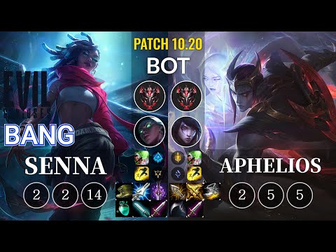 EG Bang Senna vs Aphelios Bot - KR Patch 10.20