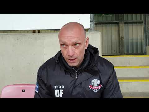 Lewes 1 vs Whitehawk 3: Darren Freeman's reaction