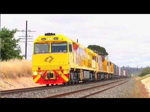 Australian Trains : Freight and Passenger trains around Ararat.  Sat 17/11/12