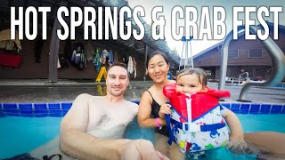 Dungeness CRAB Festival and Olympic National Park Hot Springs Family Adventure Vlog