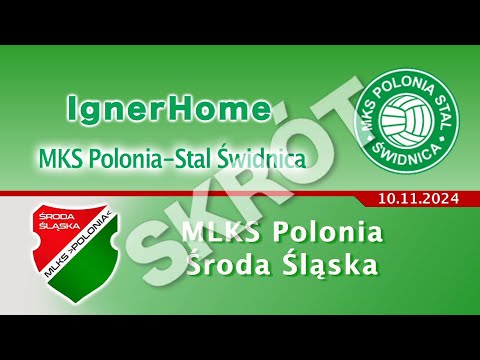 Polonia-Stal Świdnica - Polonia Środa Śląska / skrót meczu