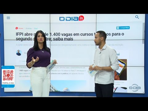 Notícias do Portal O Dia no programa Bom Dia News 09 05 2023
