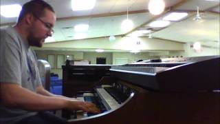 I Will Trust - Min. David Haynes band rehearsal - Dan &quot;Spiffy&quot; Neuman on organ