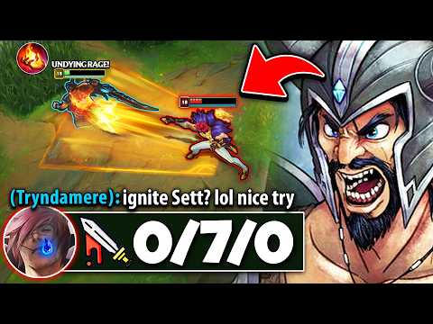 This Sett thought he could bully me with ignite top... BIG MISTAKE!