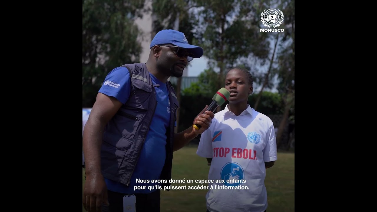 Journée internationale de l’enfant africain : la MONUSCO et l’OMS sensibilisent les enfants à Goma